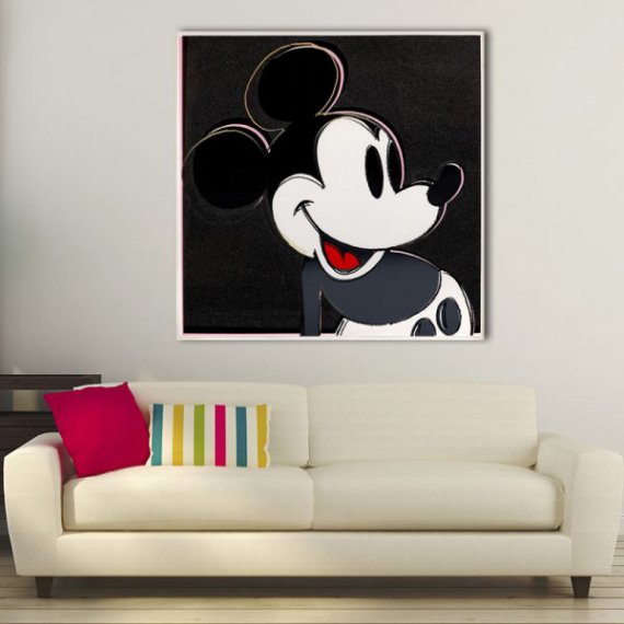 traje Descartar Realista Pop Art Mickey Mouse by Andy Warhol | ARTECO Spain