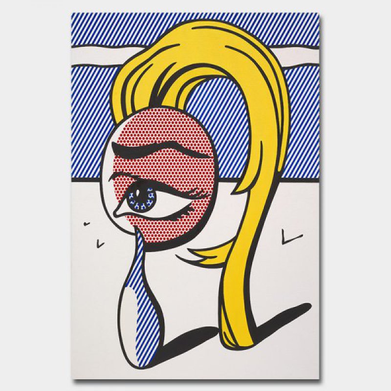 Mejorar Tulipanes el fin Pop Art Girl with Tear by Roy Lichtenstein | ARTECO Spain