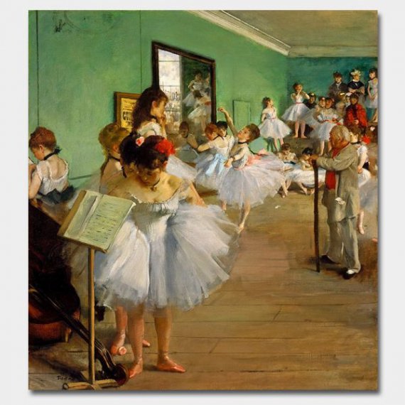 The Dance Class by Edgar Degas | ARTECO Spain